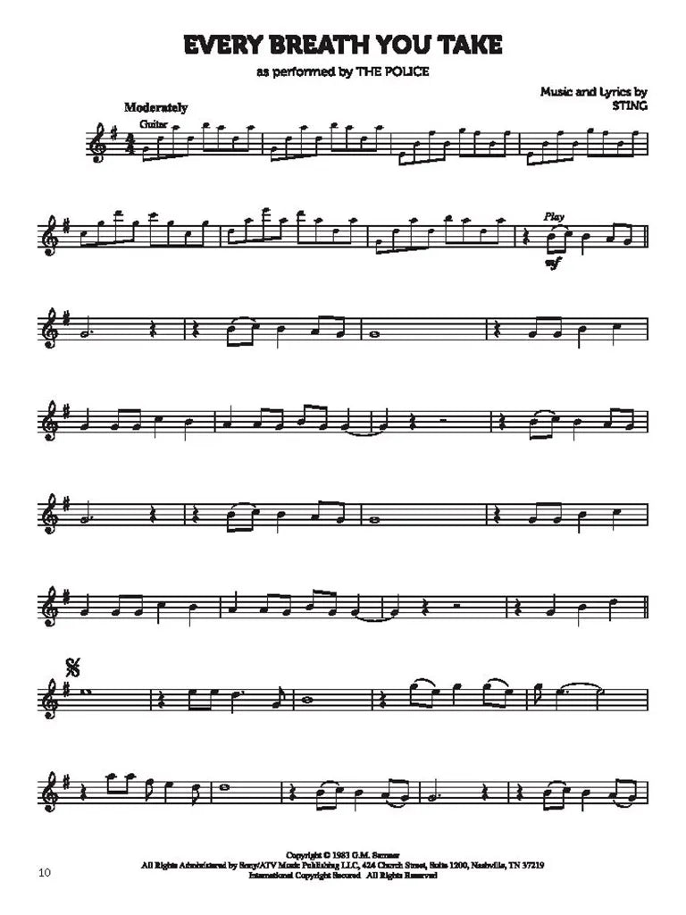 Best Of Pop Alto Saxophone Book/Ola