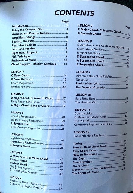 Progressive Country Guitar Method Book/Ola