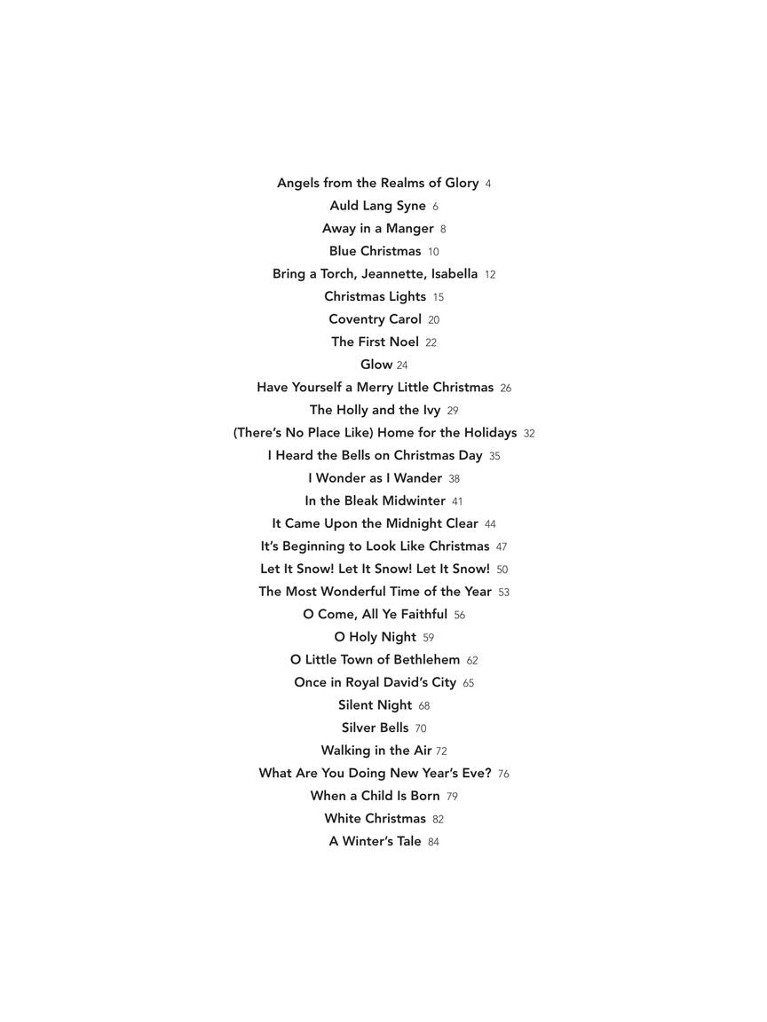 Peaceful Christmas Piano Solos Book