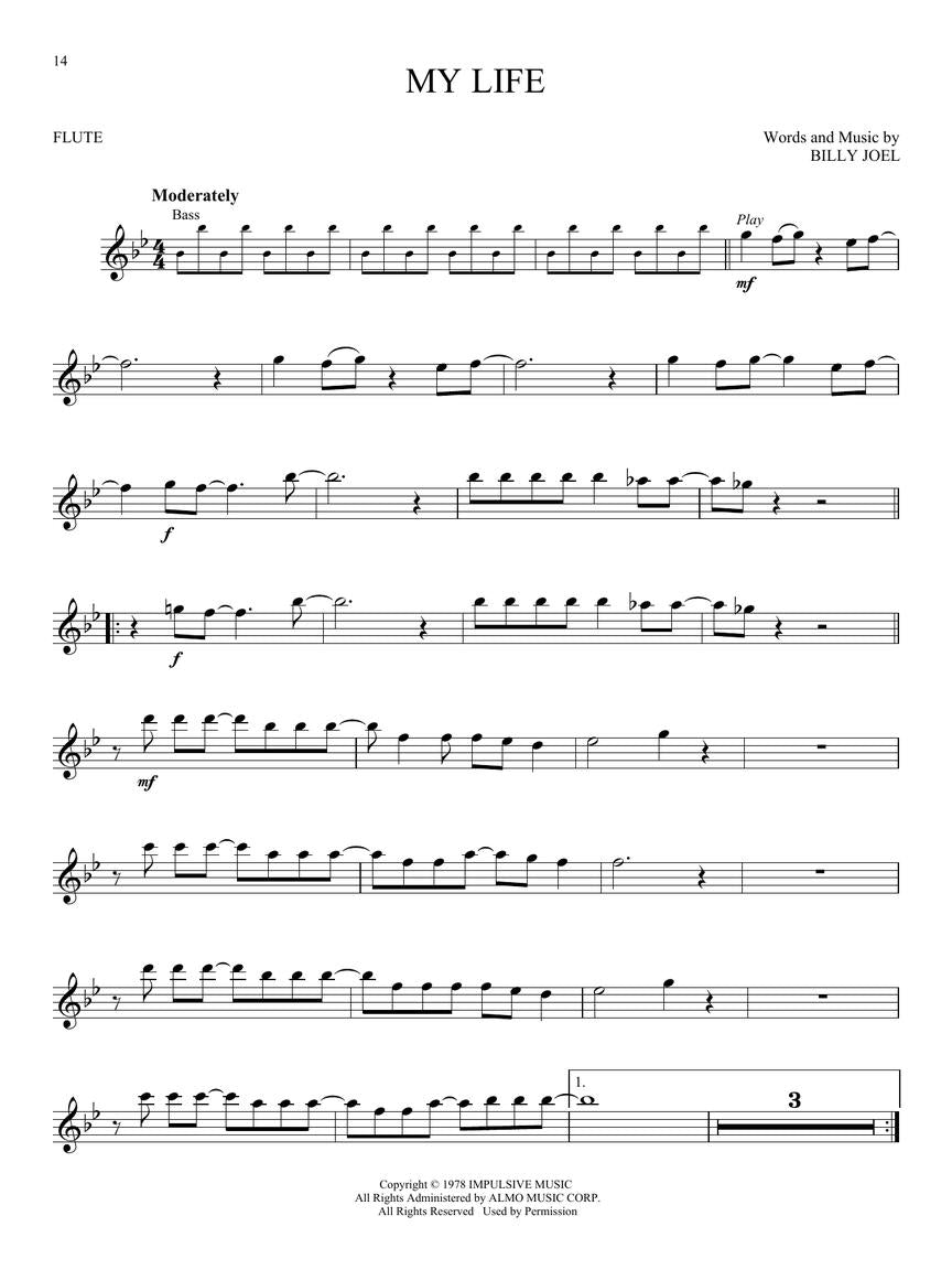 Classic Rock For Flute Play Along Book/Ola