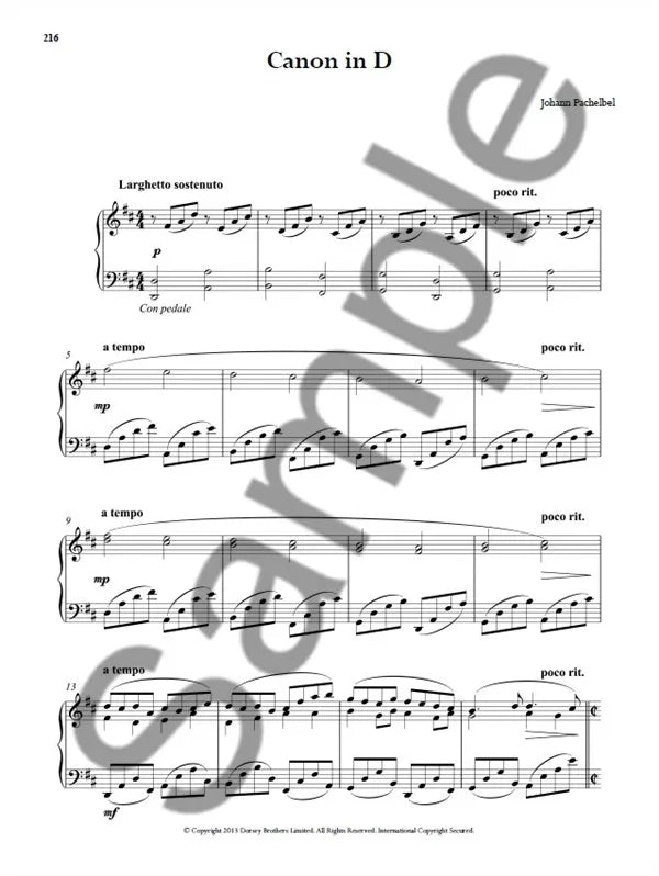 Library Of Baroque Music Piano Solo