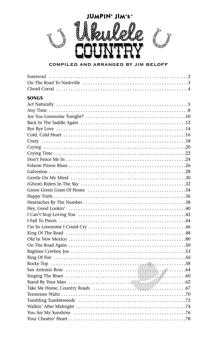 Jumpin Jims Ukulele Country Book