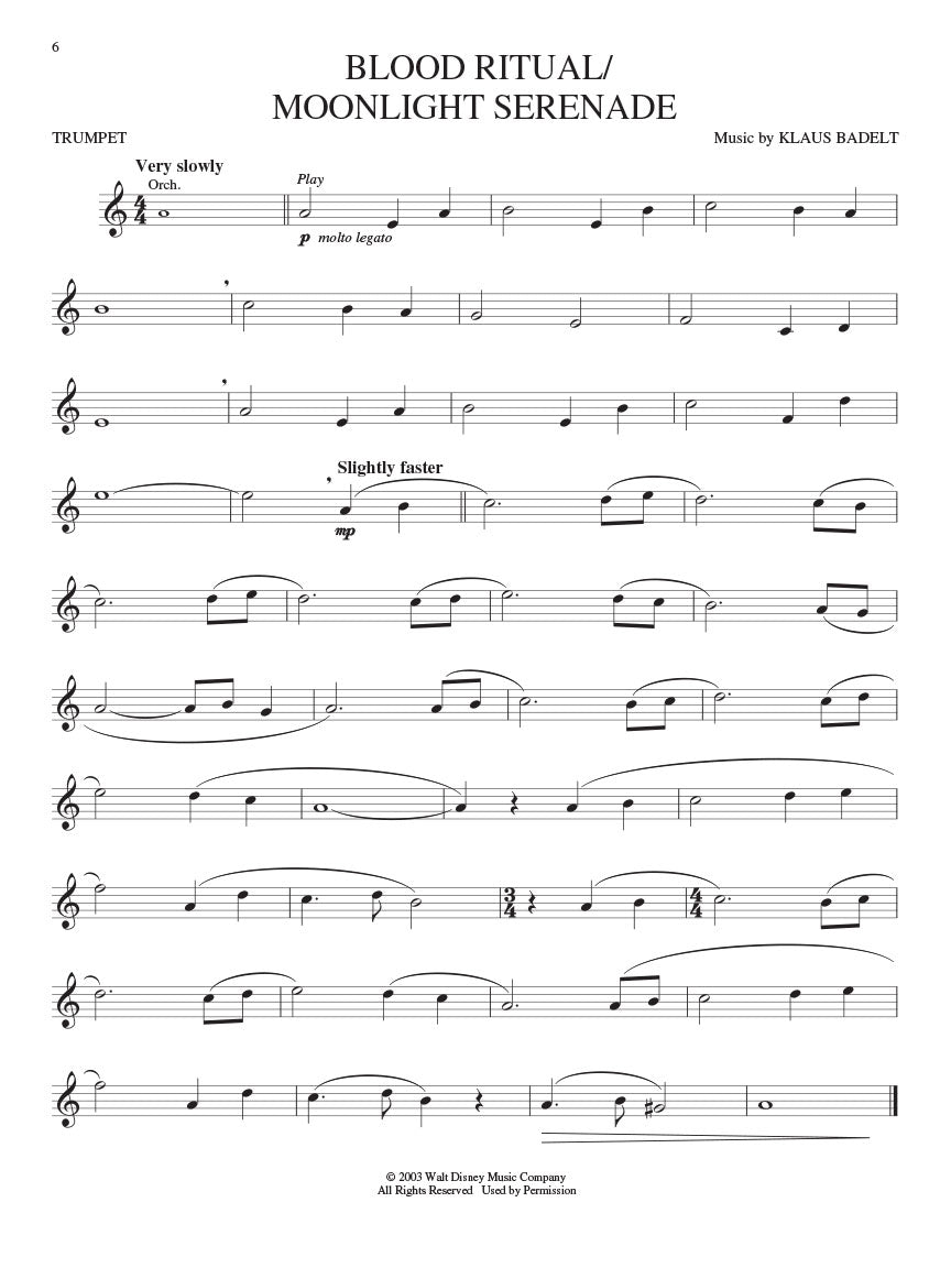 Pirates Of The Caribbean For Trumpet Play Along Book/Ola