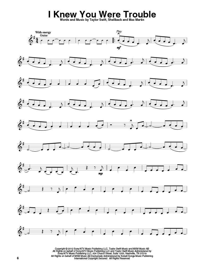 Taylor Swift Violin Play Along Volume 37 Book/Ola