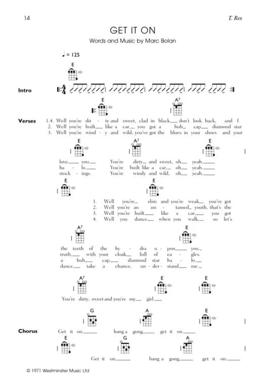 Ukulele Playlist - Rock Black Book (30 Songs)