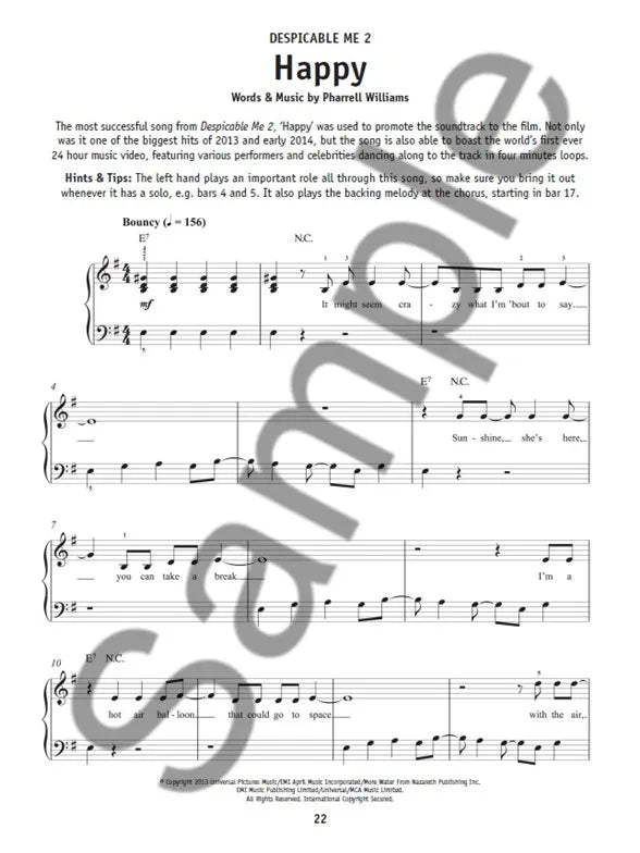 Songs from the Movies - Really Easy Piano Songbook