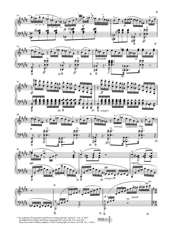 Mendelssohn - Rondo Capriccioso Op 14 Urtext Piano Book