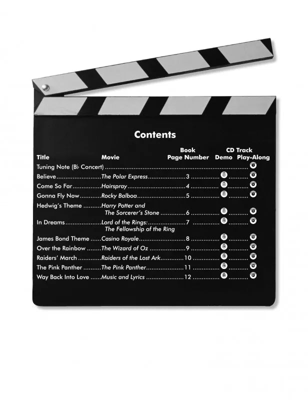 Easy Popular Movie Instrument Solos Trumpet Book/Ola