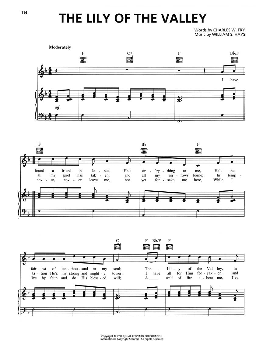 The Best Gospel Songs Ever - PVG Songbook (80 Songs)