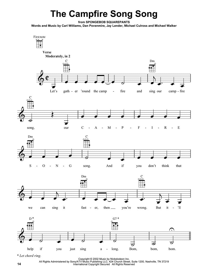 Campfire Songs For Ukulele