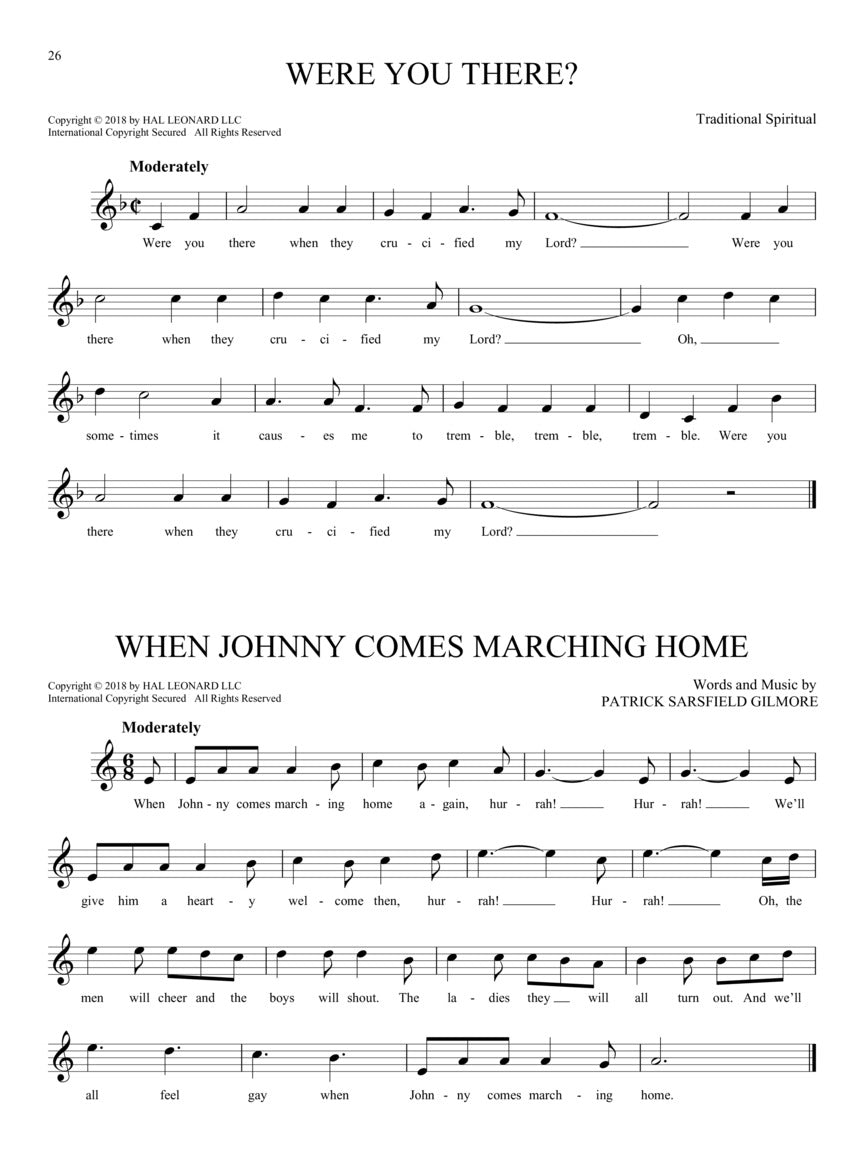 Folk Songs For Ocarina Book (40 Songs)