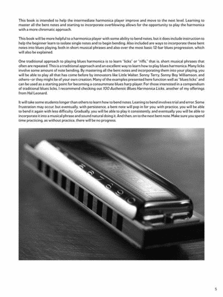 Blues Harmonica - Bending & Beyond Book/Ola