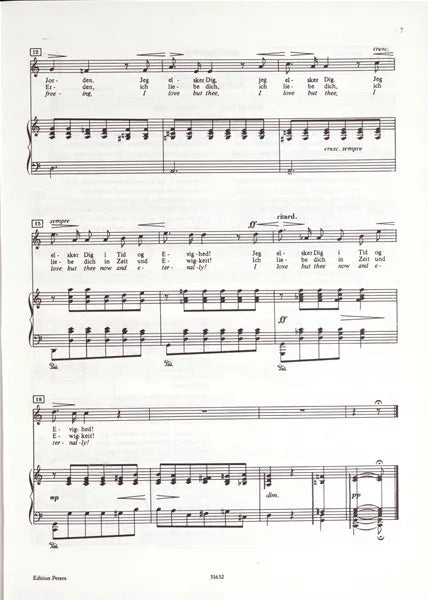 Edvard Grieg - Centenary Song Album Medium Voice/Piano (Original) Book/Cd