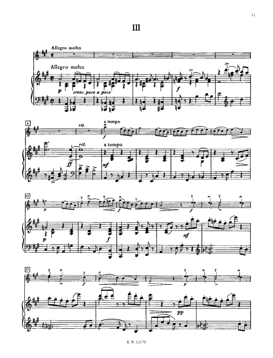 Komarovsky - Concerto No 2 A Violin with Piano Accompaniment Book