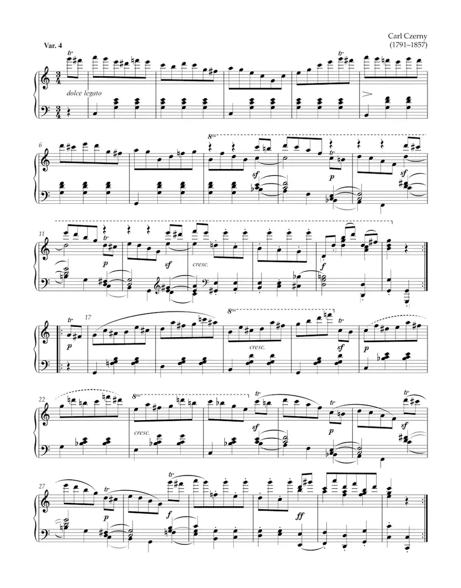 Beethoven 33 Variations on a Waltz Op 120 Piano Book (Urtext Edition)