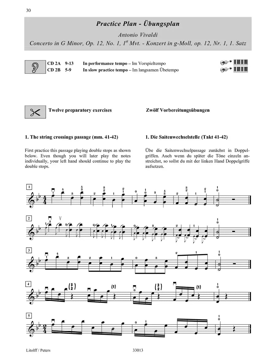 Recital Training For Violin Volume 2 Book/Cd (Intermediate)