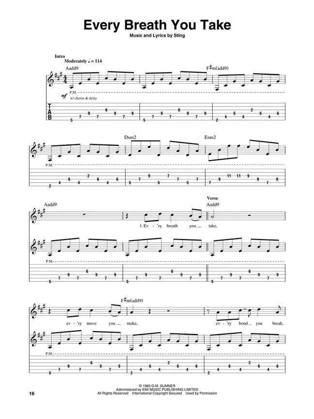 The Police Guitar Play Along Volume 85 Book/Ola