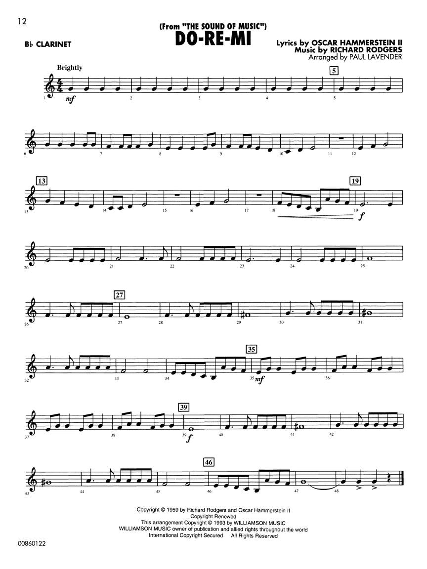 Essential Elements Concert Favorites Volume 1 Clarinet Bb Book