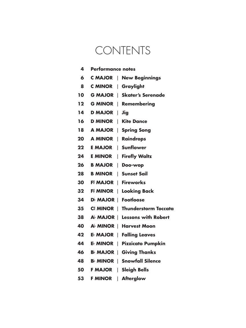 Keveren - Circles Character Etudes In 24 Keys Piano Book