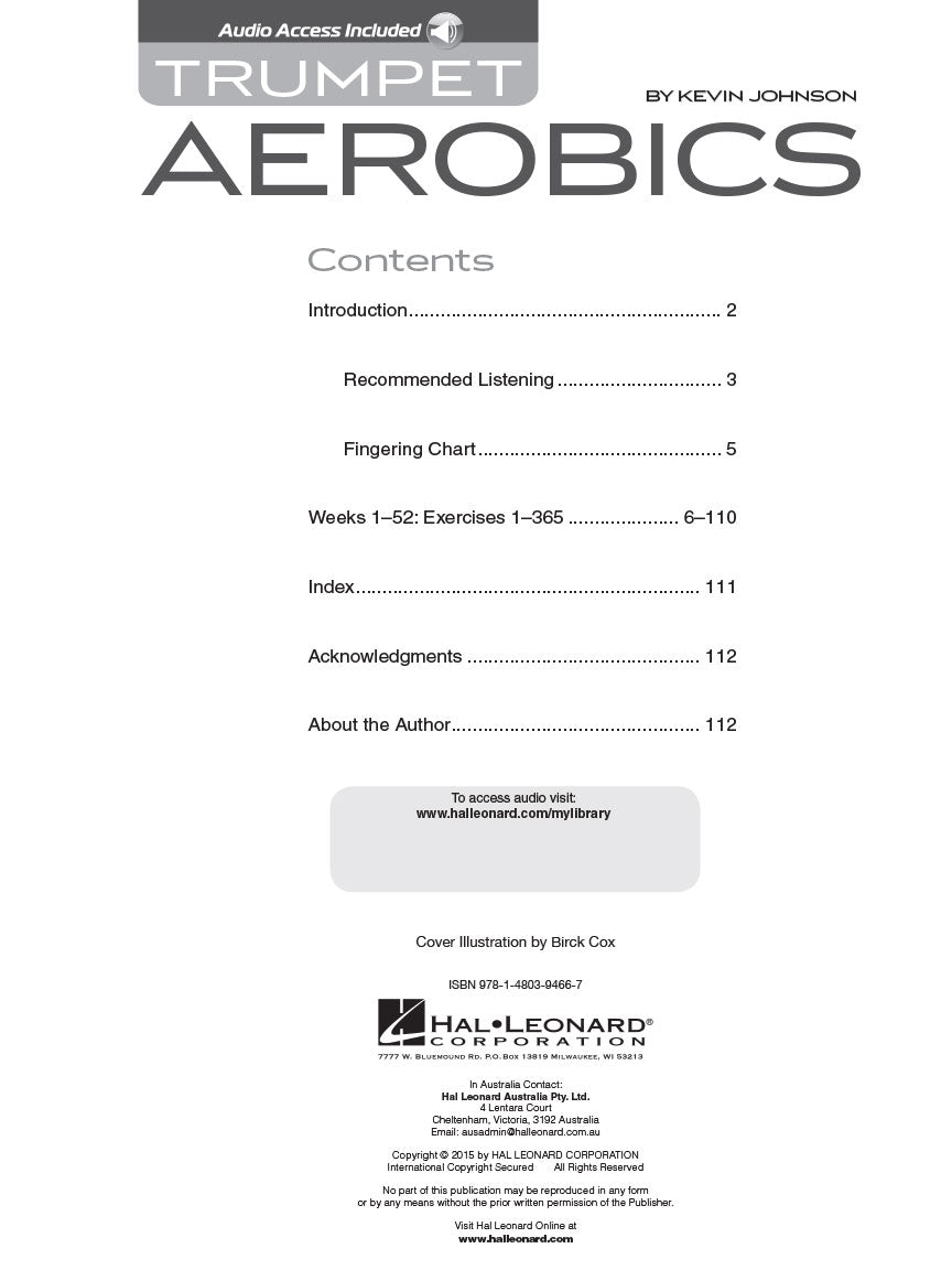 Trumpet Aerobics Book/Audio