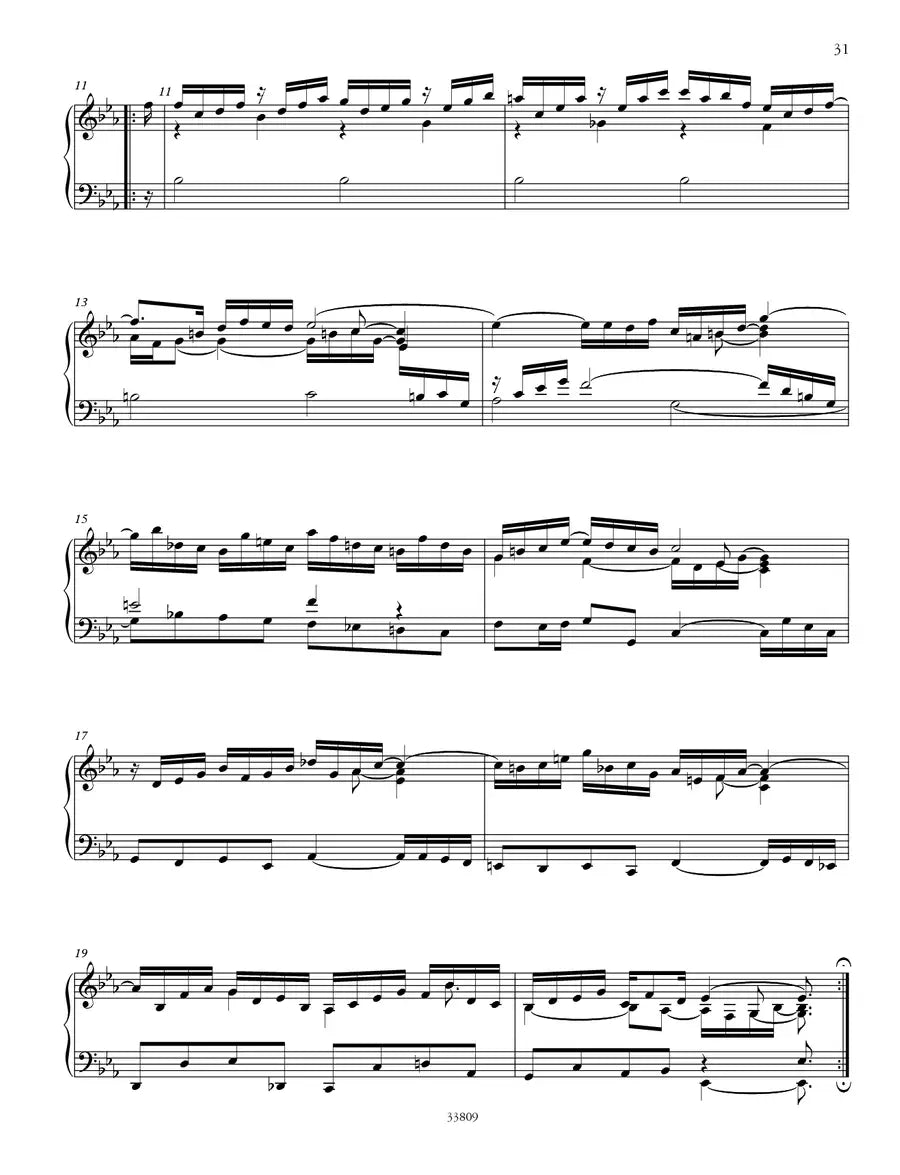 J.S Bach - French Suites BWV 812–817 and French Overture BWV 831 Piano Book