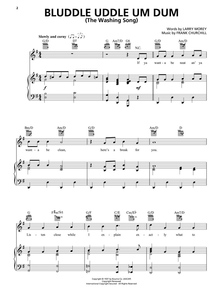 Snow White and The Seven Dwarfs Piano/Vocal/Guitar Songbook