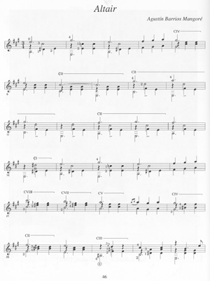 The Complete Works of Agustin Barrios Mangore for Guitar Volume 1 Book