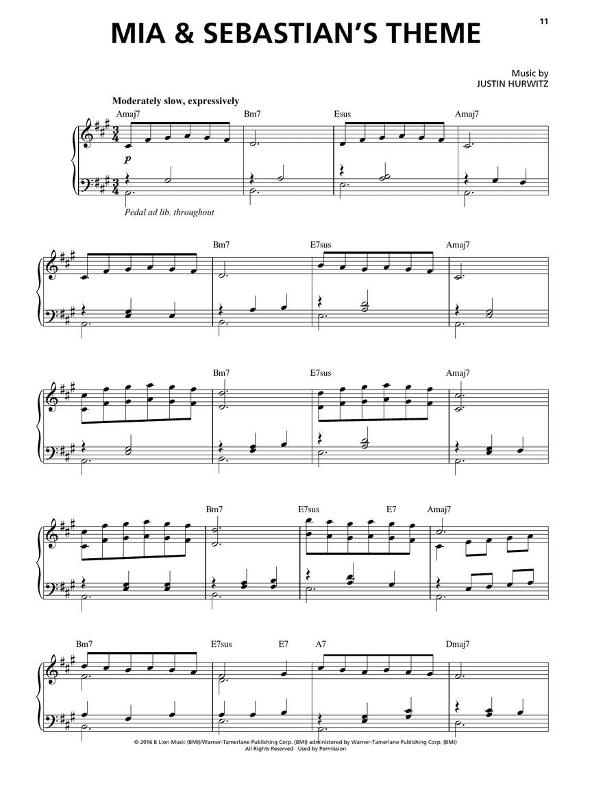 La La Land Movie Soundtrack PVG