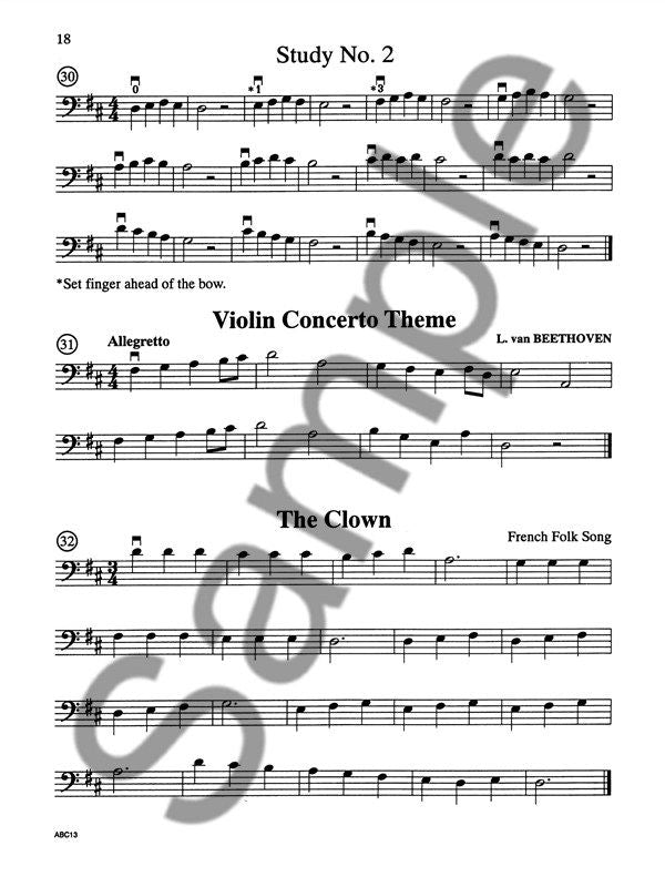 The ABCs of Cello - Easy Piano Accompaniment for Book 1