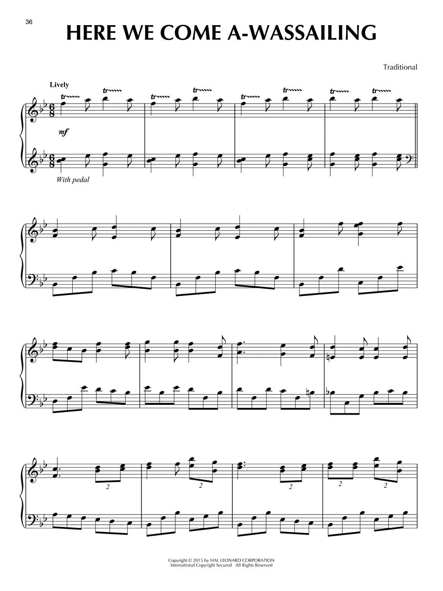 Christmas Carols Creative Piano Solo