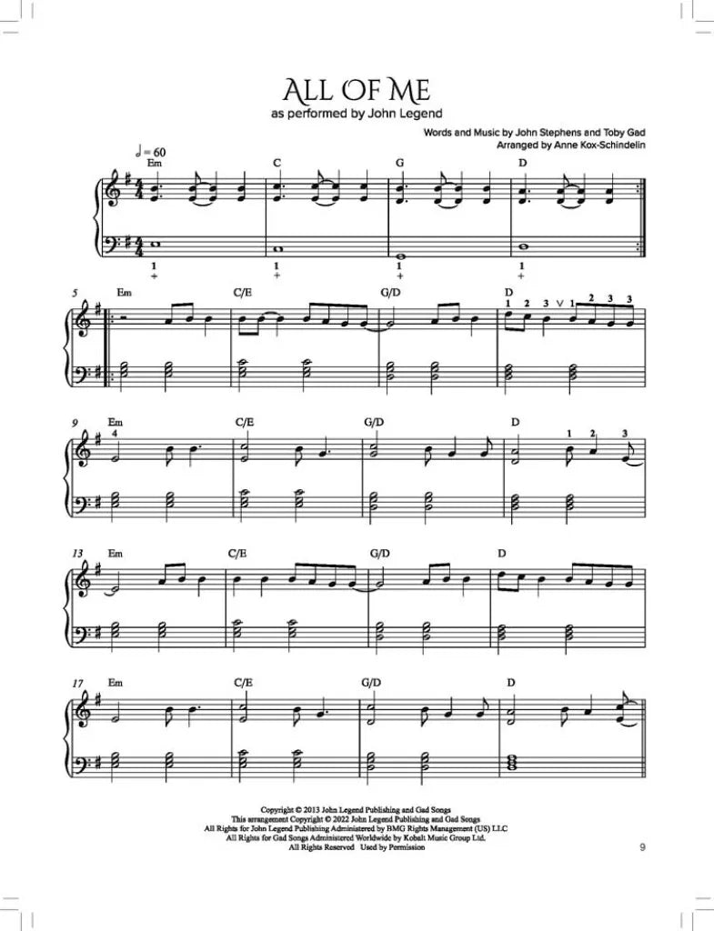 Pop Ballads For Harp Book