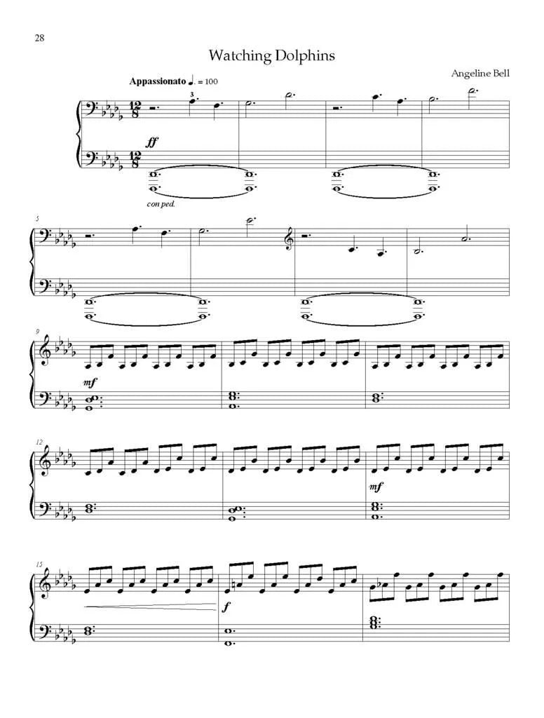 Angeline Bell - My Seaside Notebook For Piano
