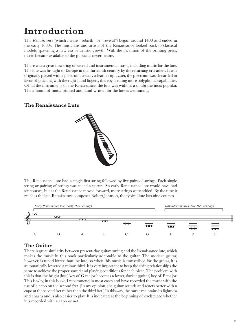 Easy Renaissance Pieces For Classical Guitar Bk/Ola