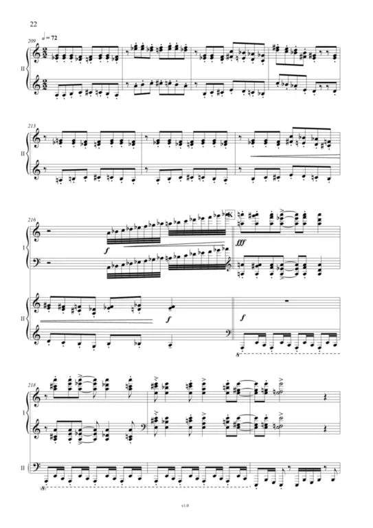 Carl Vine - Piano Concerto No 2 - Two Piano Arrangement Book