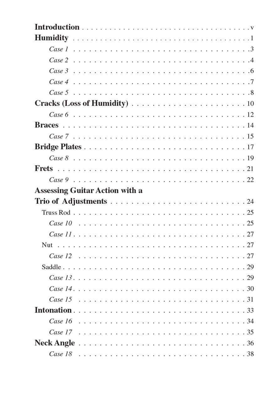 Acoustic Guitar Repair Detective Book