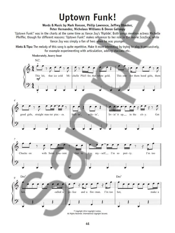 Ultimate Chart Hits - Really Easy Piano Songbook