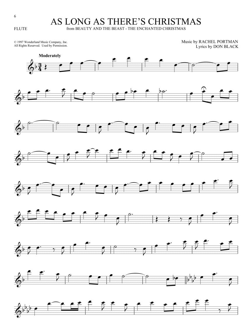 101 Christmas Songs For Flute Book