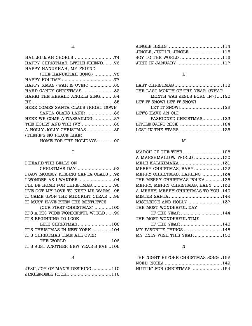 The Real Christmas Book For C Instruments (Second Edition) 150 Songs