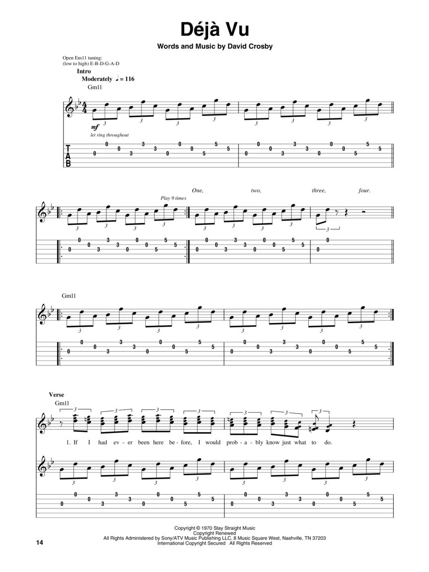Crosby Stills & Nash Guitar Play Along Volume 12 Book/Ola