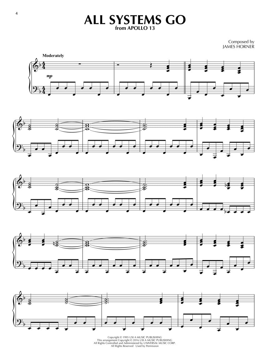 Galactic Themes For Piano Solo