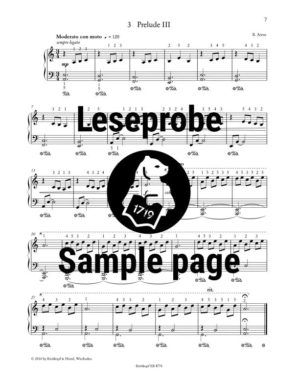 Barbara Arens - 21 Amazingly Easy Pieces For Piano Book