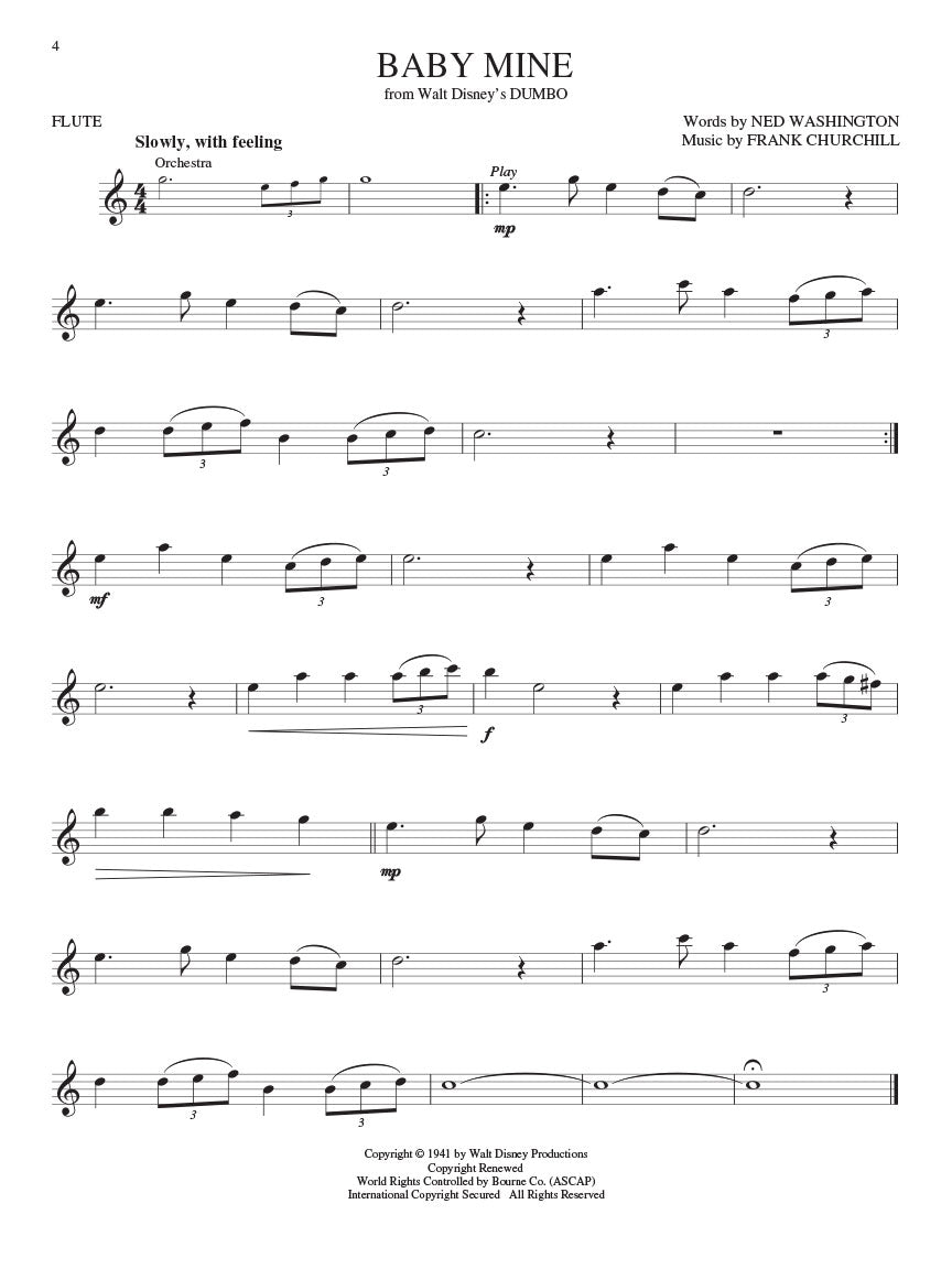 Disney Classics - Flute Book/Ola