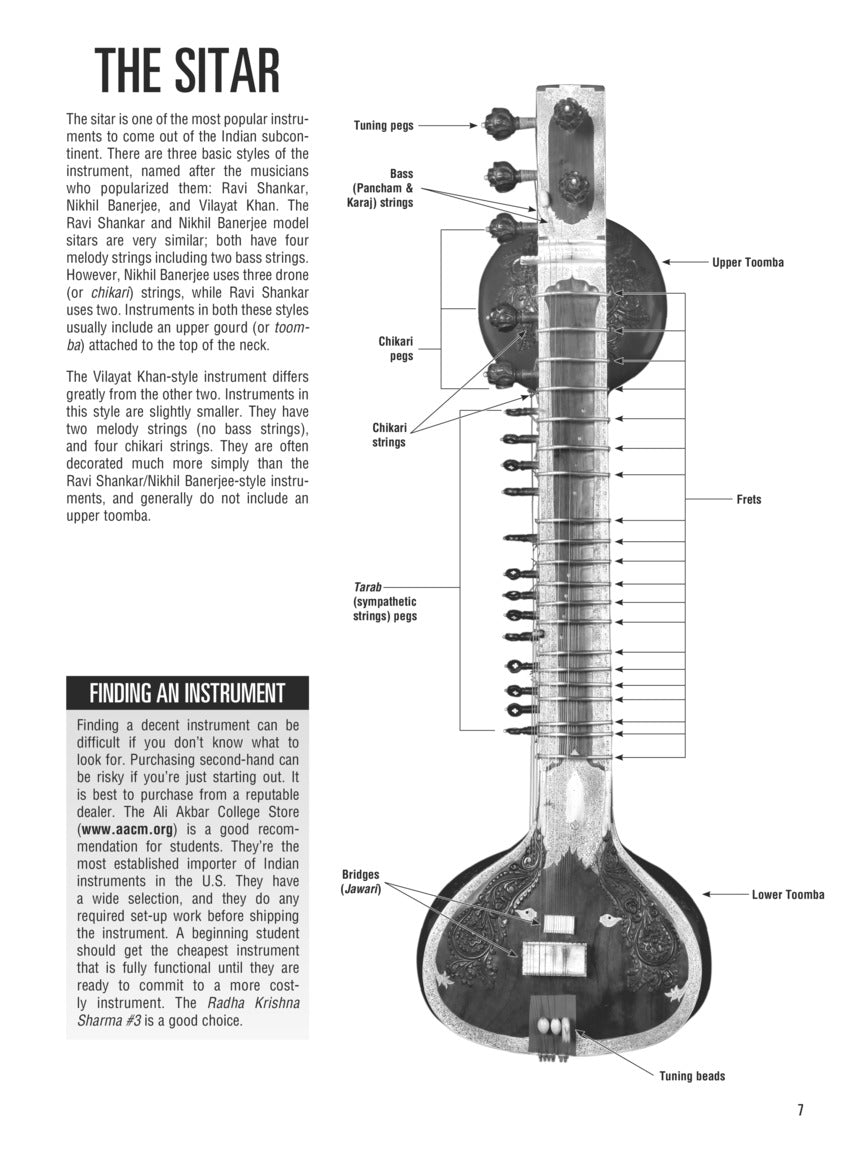 Hal Leonard Sitar Method - Deluxe Edition Book/Olm