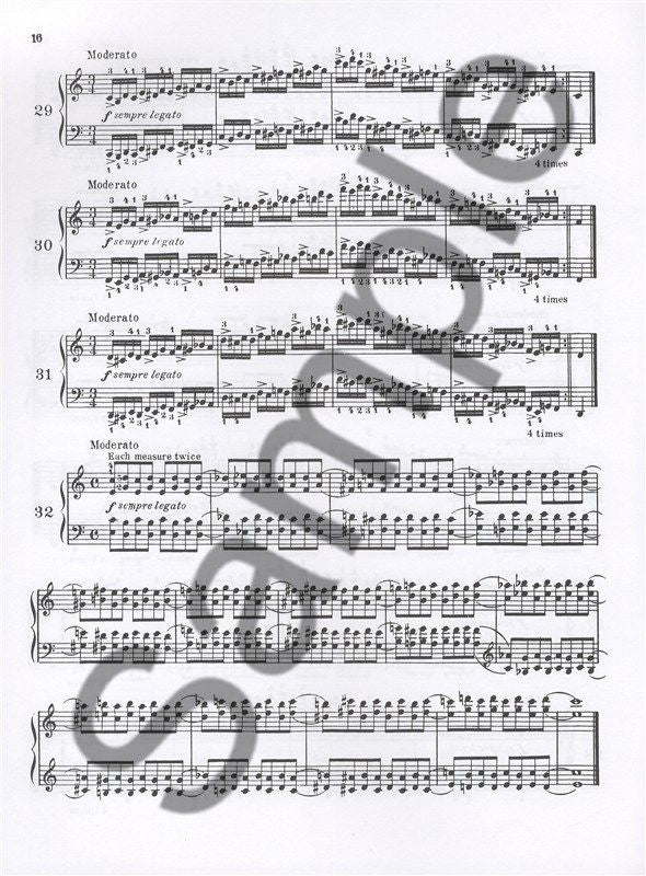 The Little Pischna - 48 Practice Pieces Piano Book