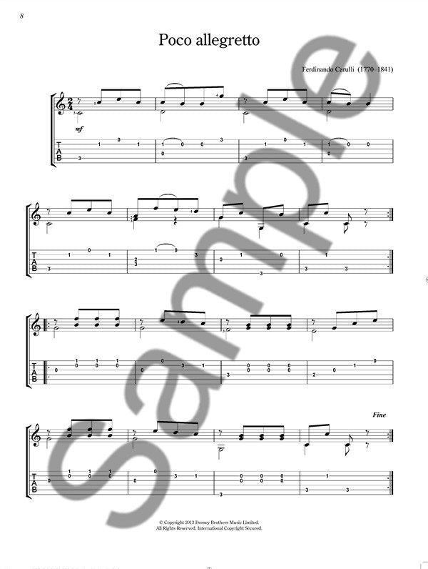 Fifty Great Pieces For Easy Classical Guitar Book