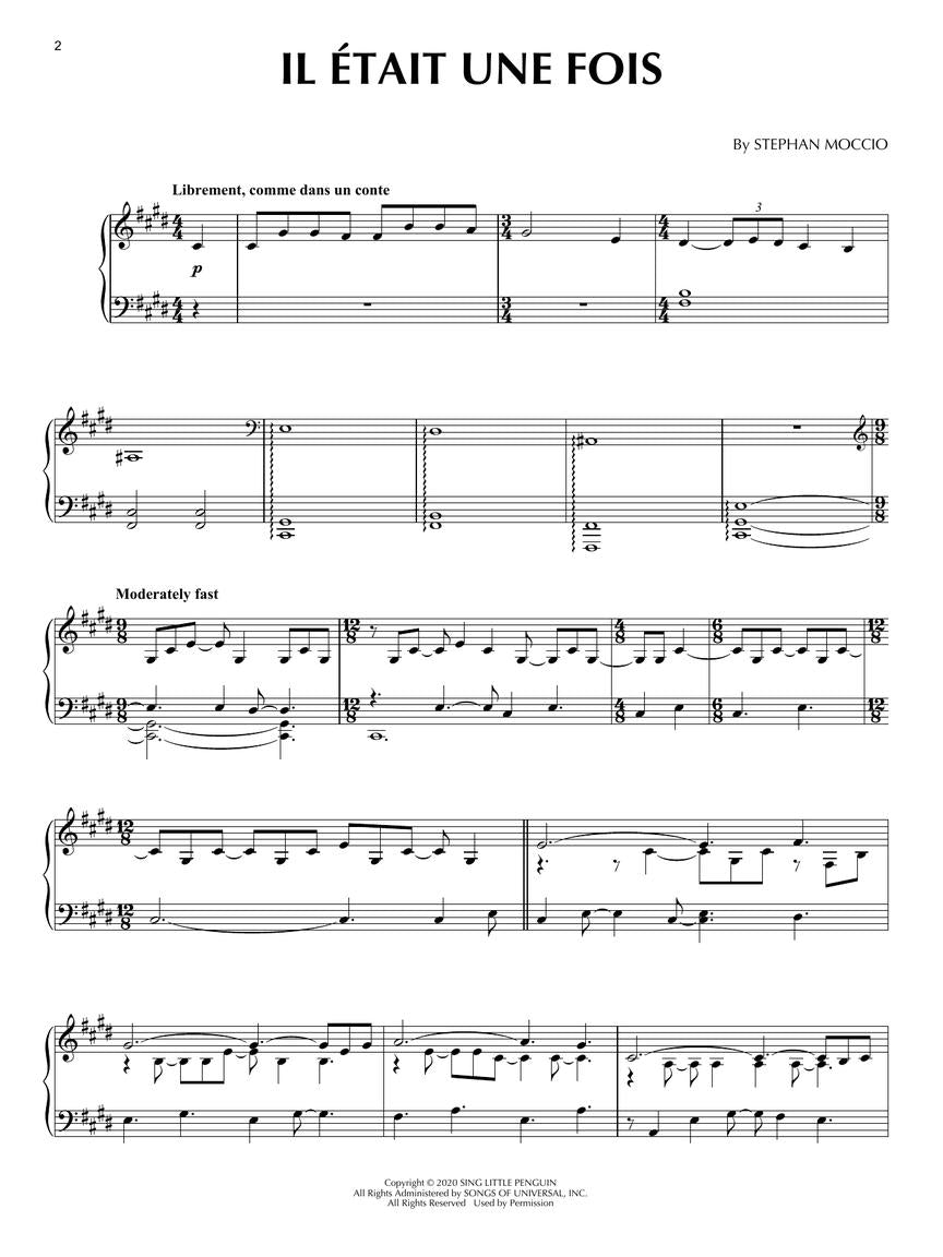 Stephan Moccio - Tales Of Solace Piano Solo Book