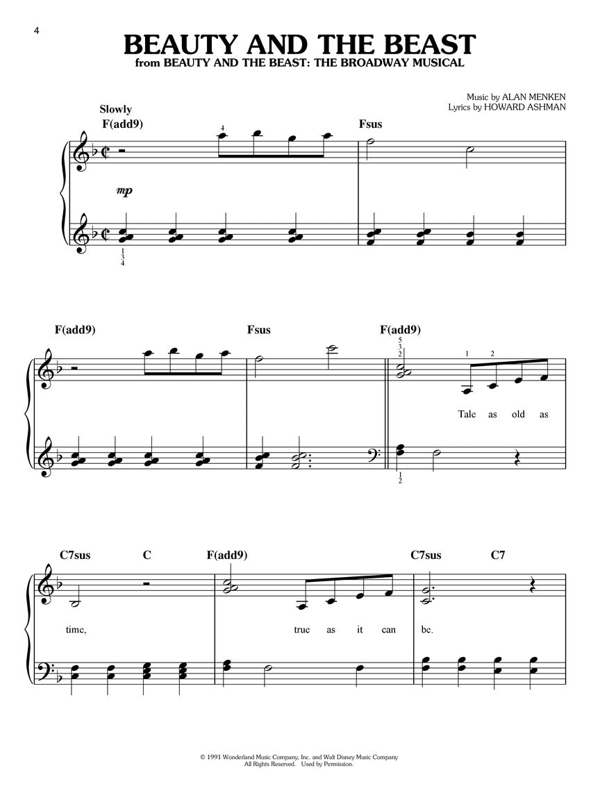 Broadway Songs For Kids - Easy Piano Book (2nd Edition)
