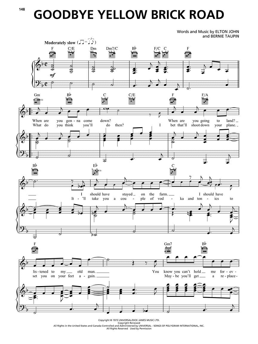 Songs Of The 1970s -Play Along Piano/Vocal/Guitar Songbook with Audio (97 Songs)