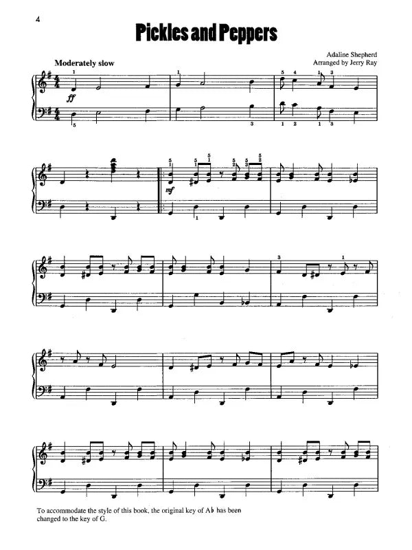 Its Time For Ragtime Intermediate Piano Book