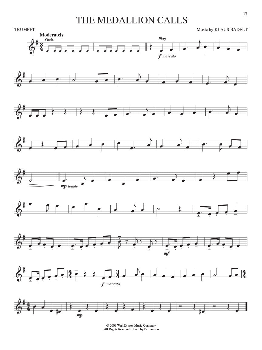 Pirates Of The Caribbean For Trumpet Play Along Book/Ola